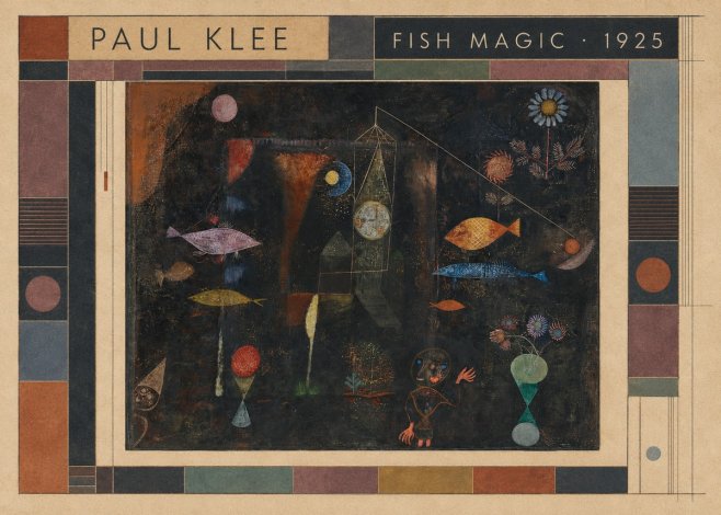 Paul Klee Fish Magic I No4 - Póster