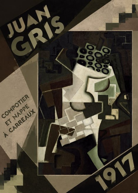 Juan Gris Compotier Et Nappe À Carreaux No5 - Póster