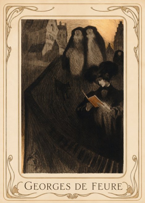 Georges de Feure La Liseuse No1 - Póster