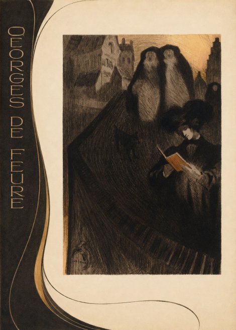 Georges de Feure La Liseuse No2 - Póster