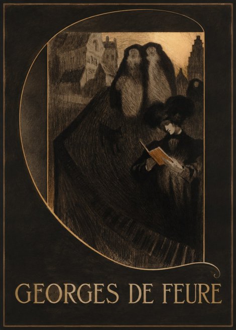 Georges de Feure La Liseuse No3 - Póster