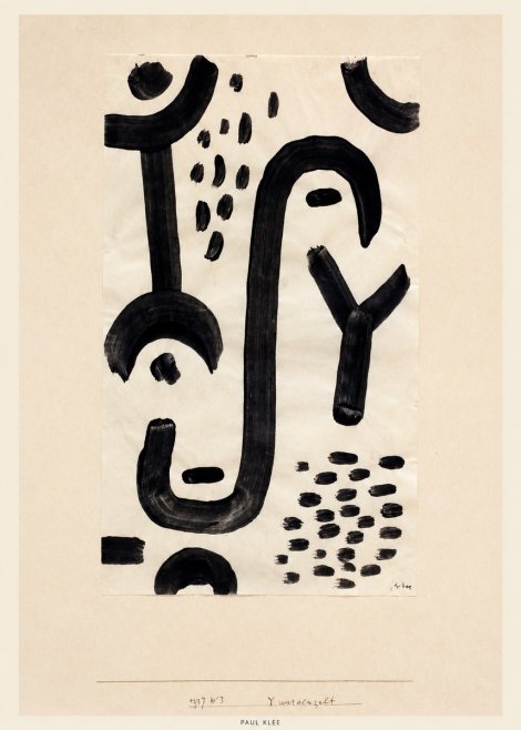 Paul Klee Face of the Goddess No4 - Póster