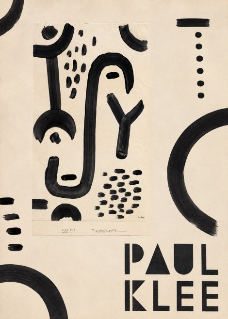 Paul Klee Face of the Goddess No5 - Póster