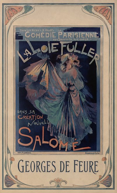 Georges de Feure La Loïe Fuller - Salomé II No1 - Póster