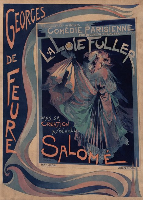 Georges de Feure La Loïe Fuller - Salomé II No2 - Póster