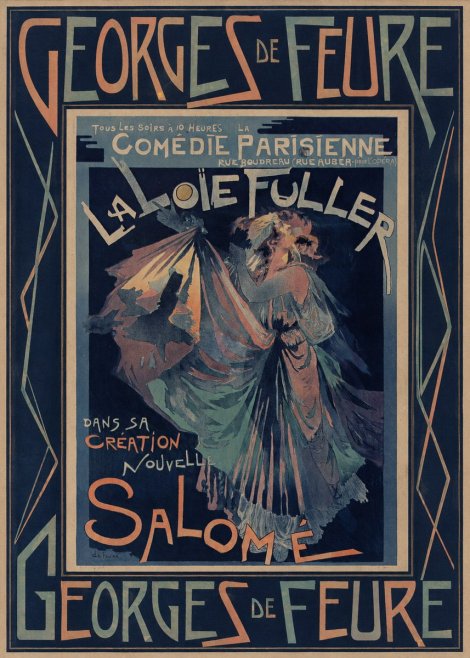Georges de Feure La Loïe Fuller - Salomé II No5 - Póster
