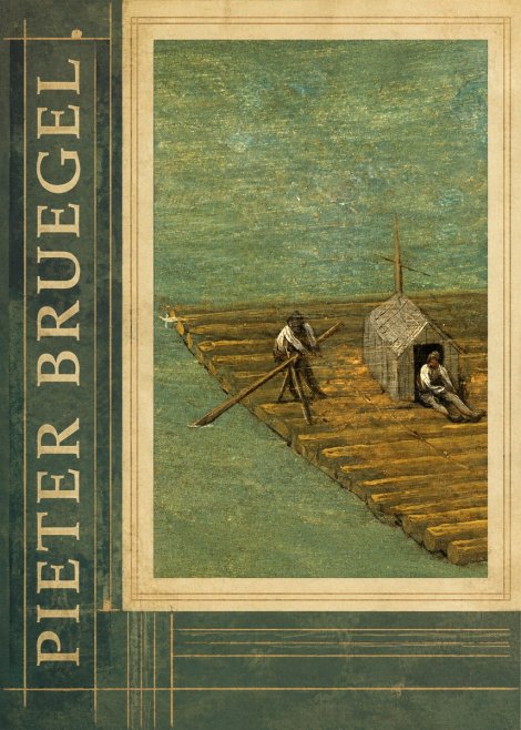 Pieter Bruegel Two Men on a Raft No2 - Póster