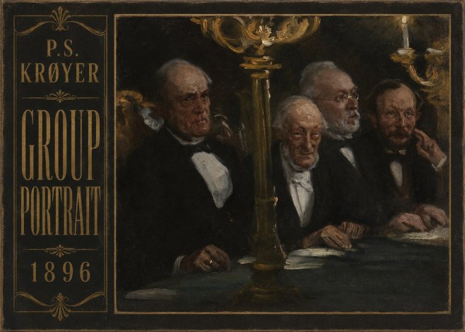P.S. Krøyer Group Portrait No2 - Póster