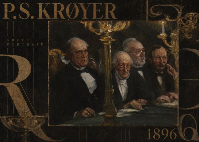 P.S. Krøyer Group Portrait No5 - Póster