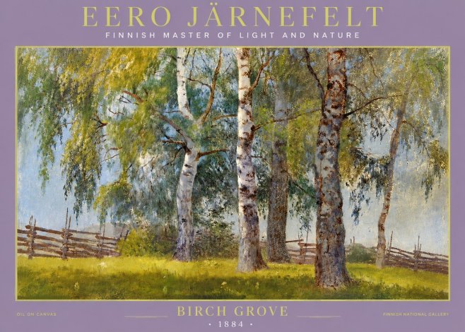 Eero Järnefelt Birch Grove No3 - Póster