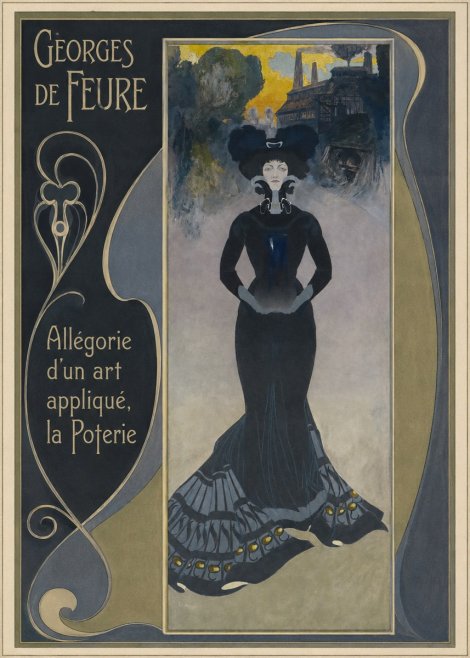 Georges de Feure Allégorie D'un Art Appliqué, La Poterie No2 - Póster