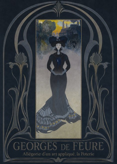 Georges de Feure Allégorie D'un Art Appliqué, La Poterie No3 - Póster