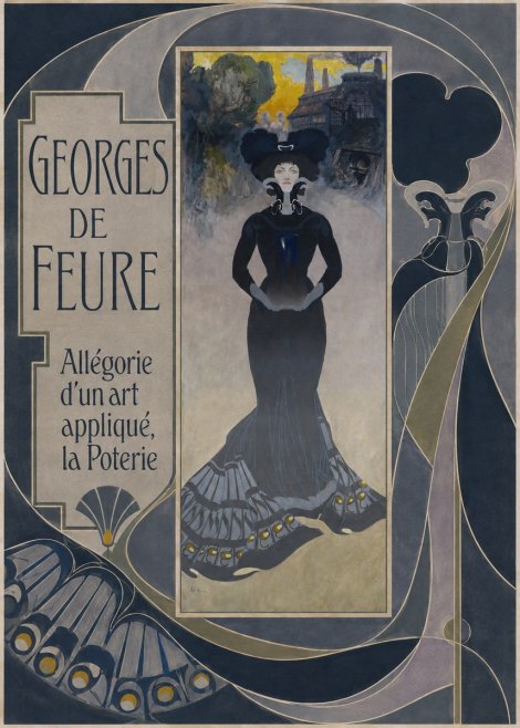 Georges de Feure Allégorie D'un Art Appliqué, La Poterie No5 - Póster