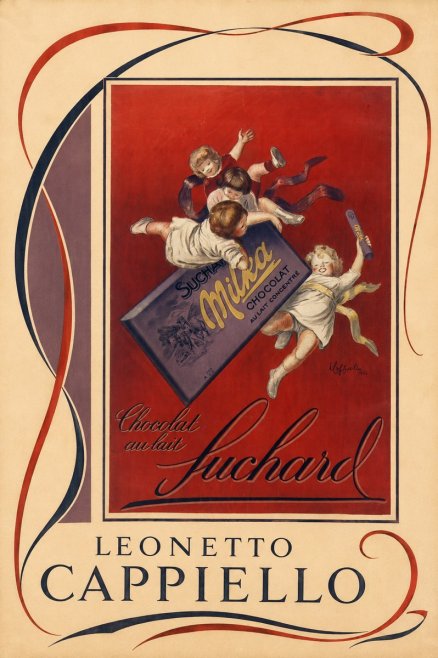 Leonetto Cappiello Suchard Milka Chocolat No3 - Póster