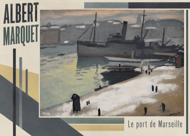 Albert Marquet Le Port De Marseille II No5 - Póster