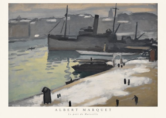 Albert Marquet Le Port De Marseille II No6 - Póster