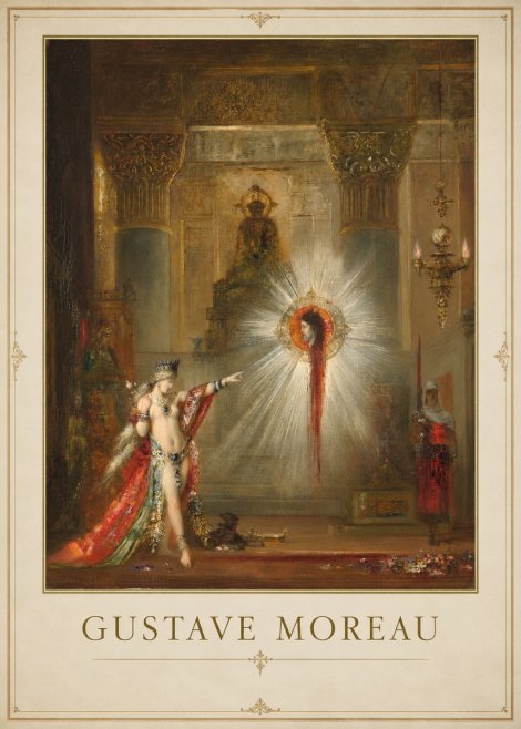 Gustave Moreau The Apparition II No1 - Póster