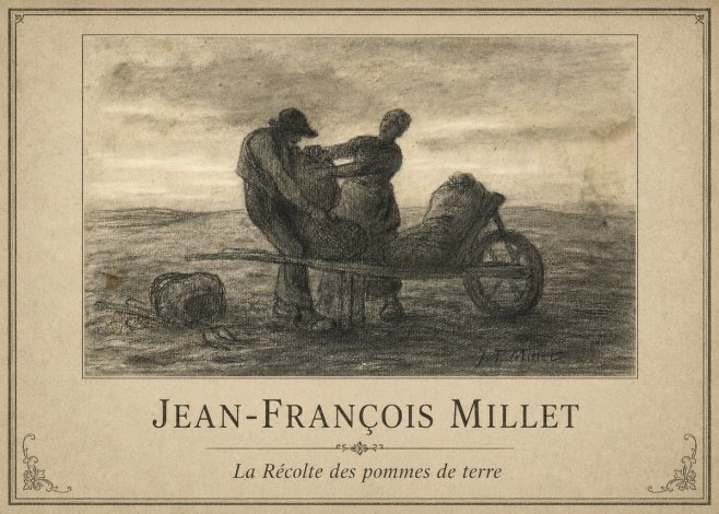 Jean-François Millet La Récolte Des Pommes De Terre No1 - Póster