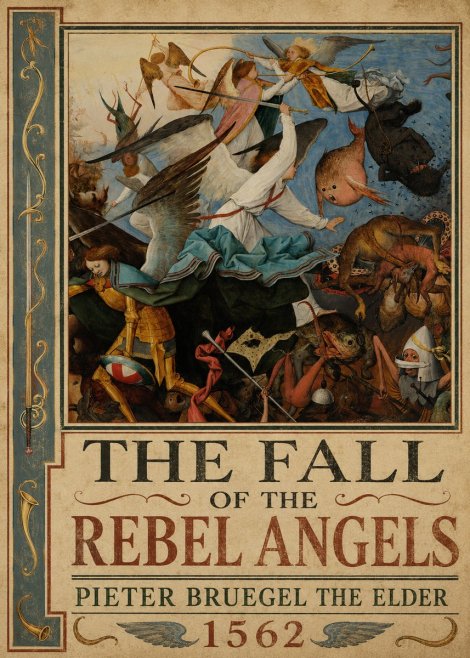 Pieter Bruegel The Fall of the Rebel Angels IV No2 - Póster