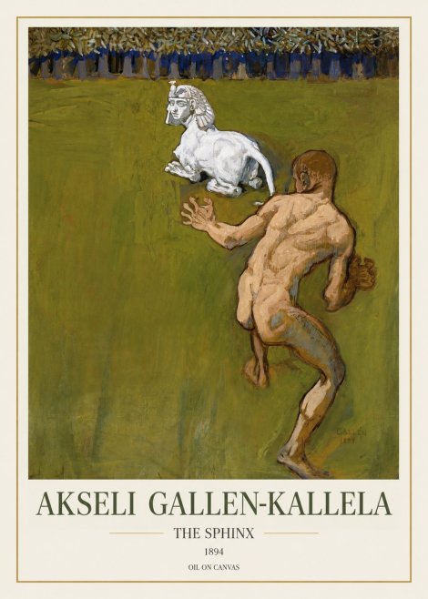 Akseli Gallen-Kallela Väinämöinen's Kantele No2 - Póster