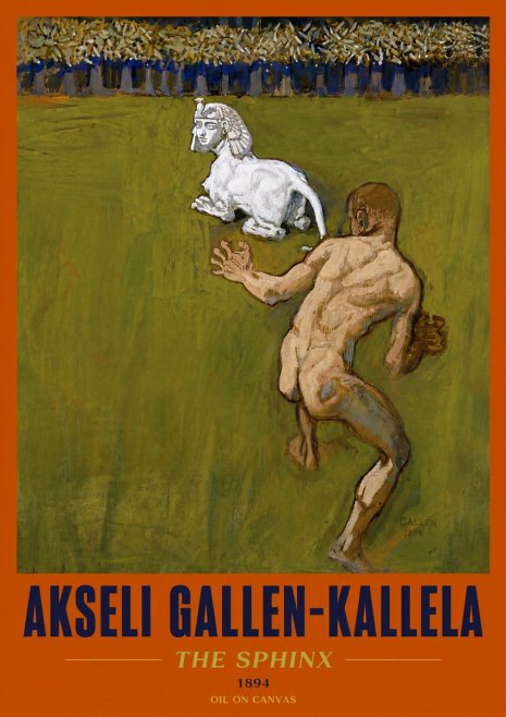 Akseli Gallen-Kallela Väinämöinen's Kantele No6 - Póster