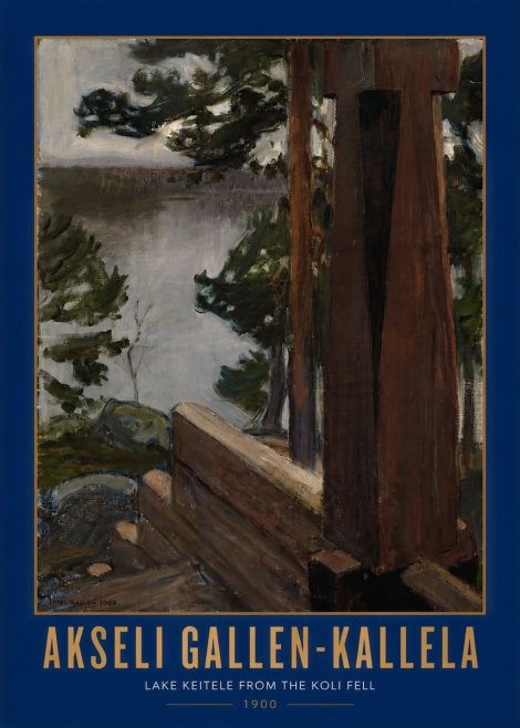 Akseli Gallen-Kallela Lake Keitele from the Koli Fell No2 - Póster
