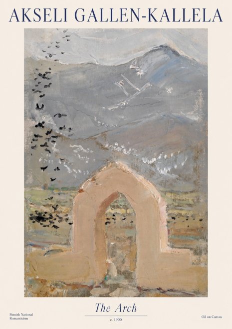 Akseli Gallen-Kallela The Arch No1 - Póster
