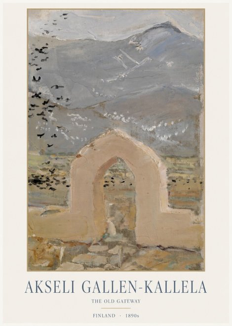 Akseli Gallen-Kallela The Arch No6 - Póster
