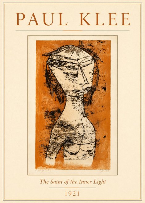 Paul Klee Die Heilige Vom Innern Licht No4 - Póster
