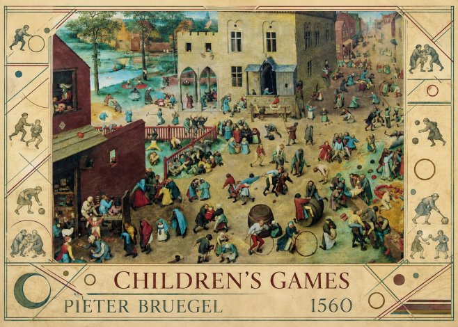 Pieter Bruegel Children's Games III No6 - Póster