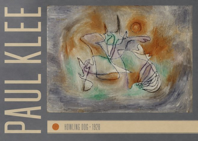 Paul Klee Howling Dog No3 - Póster