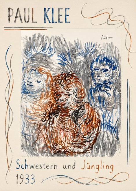 Paul Klee Schwestern Und Jüngling No1 - Póster