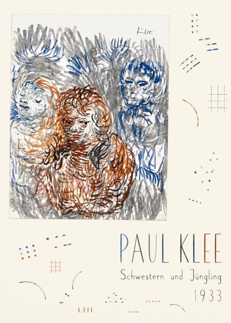 Paul Klee Schwestern Und Jüngling No5 - Póster