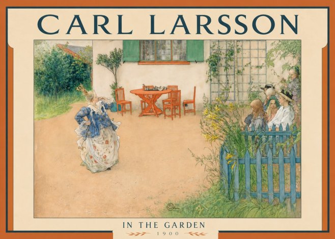 Carl Larsson In the Garden No2 - Póster