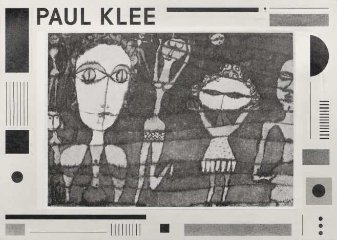 Paul Klee Specter of a Genius No3 - Póster
