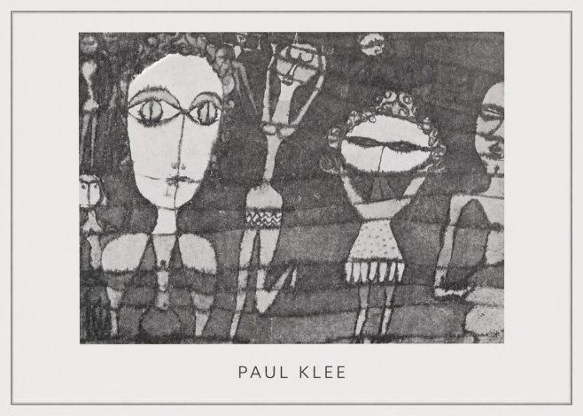 Paul Klee Specter of a Genius No5 - Póster