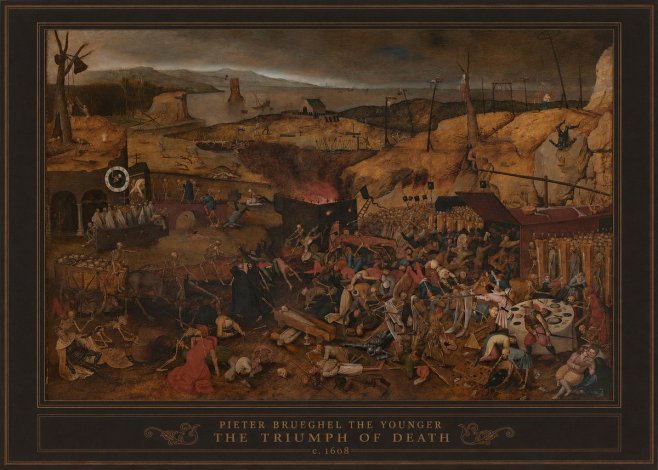 Pieter Bruegel The Triumph of Death II No1 - Póster