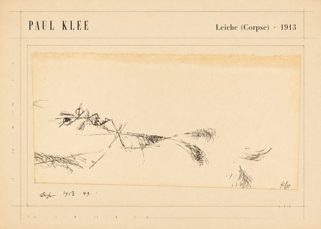 Paul Klee Leiche (Corpse) No5 - Póster