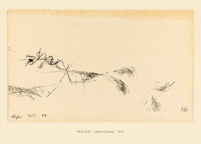Paul Klee Leiche (Corpse) No6 - Póster