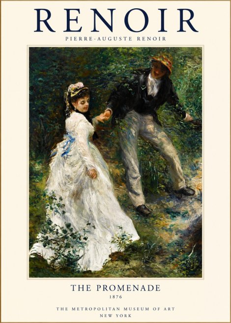 Renoir The Promenade No1 - Póster