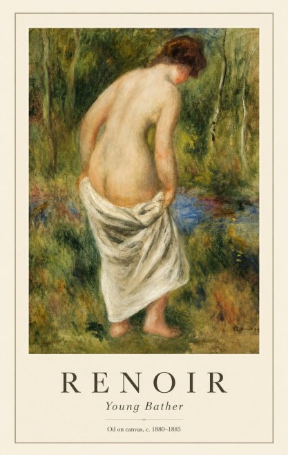 Renoir Young Bather No1 - Póster