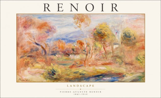 Renoir Landscape No1 - Póster
