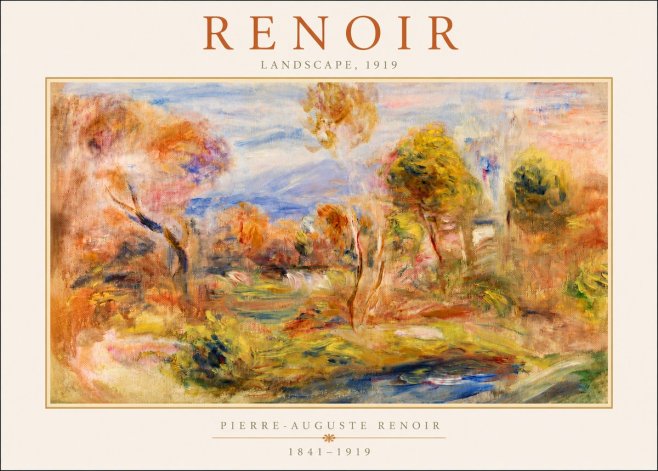 Renoir Landscape No3 - Póster