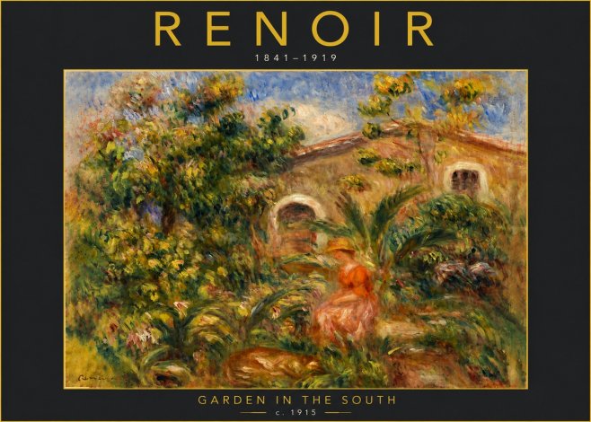 Renoir Garden in the South No6 - Póster