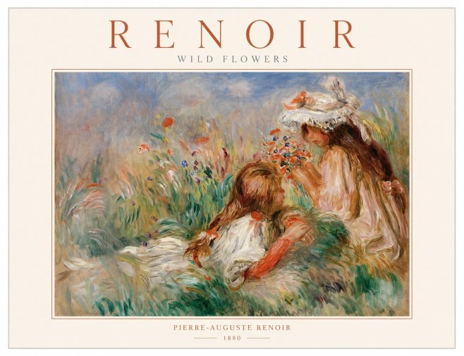 Renoir Wild Flowers No1 - Póster