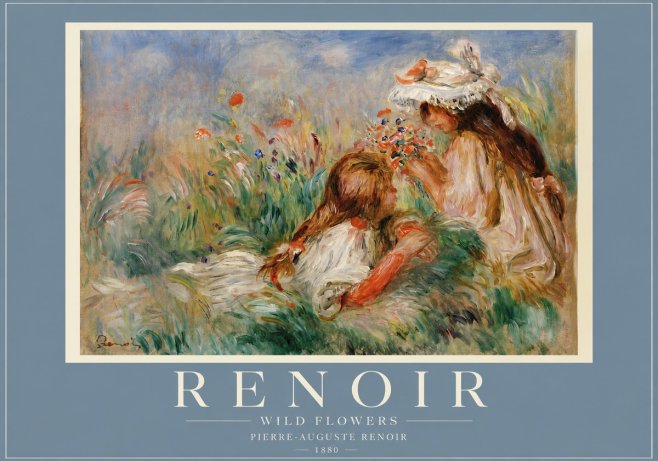 Renoir Wild Flowers No3 - Póster
