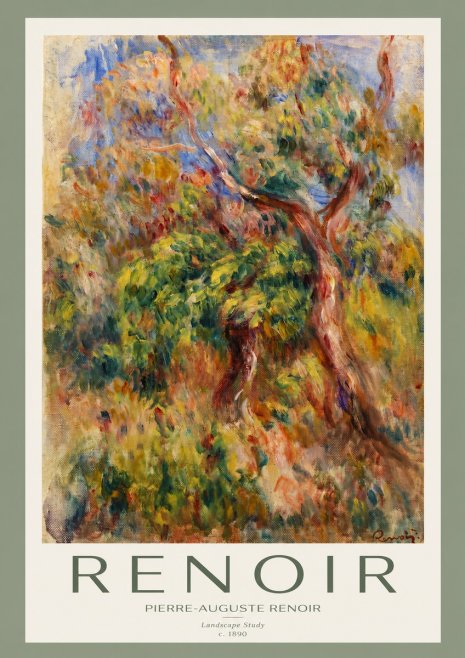 Renoir Landscape Study No2 - Póster