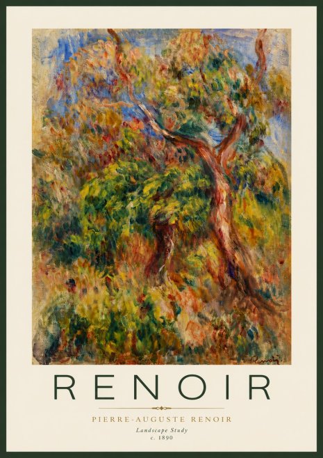 Renoir Landscape Study No5 - Póster