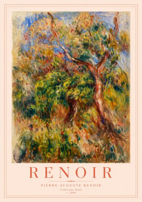 Renoir Landscape Study No6 - Póster