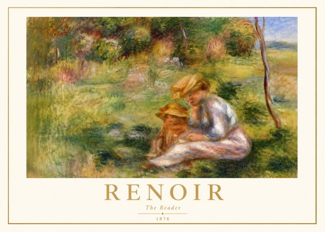 Renoir The Reader No3 - Póster